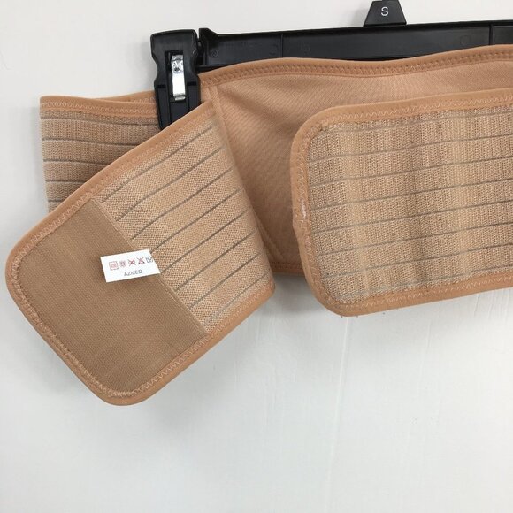 Best Cradle/Azmed Belly Band Set Tan and White Size L/OS EXCELLENT Condition - Picture 6 of 11